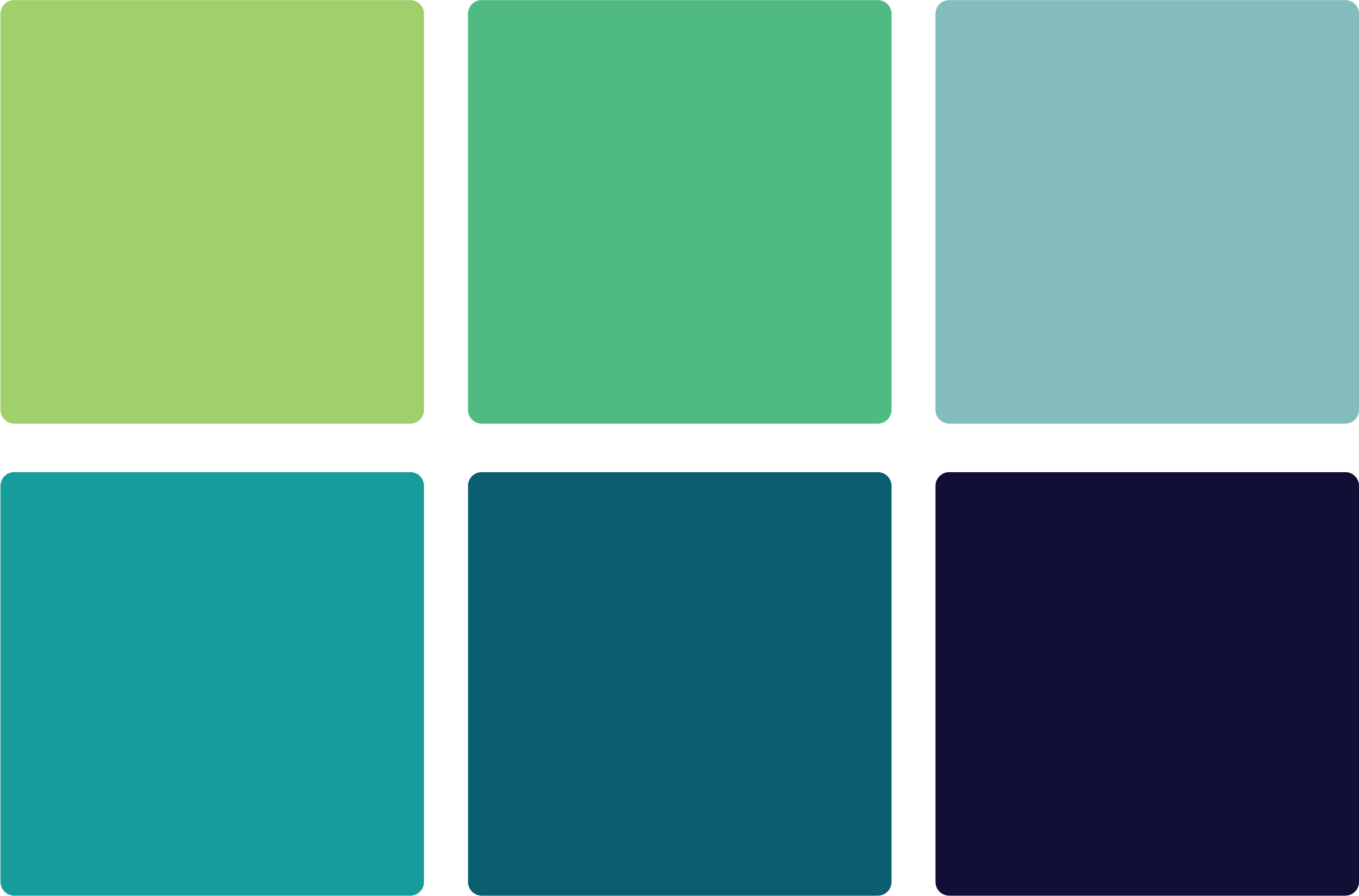 6 Colours used in brand